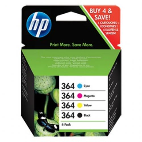 CARTUCCIA HP 364 COMBO 4 COLORI N9J73AE ORIGINALI